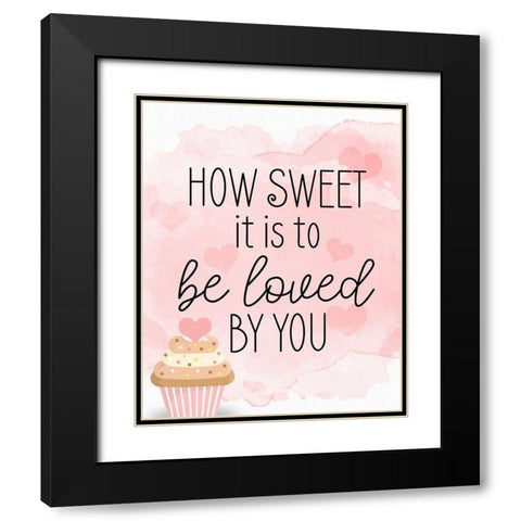 How Sweet Black Modern Wood Framed Art Print with Double Matting by Bailey, Ann