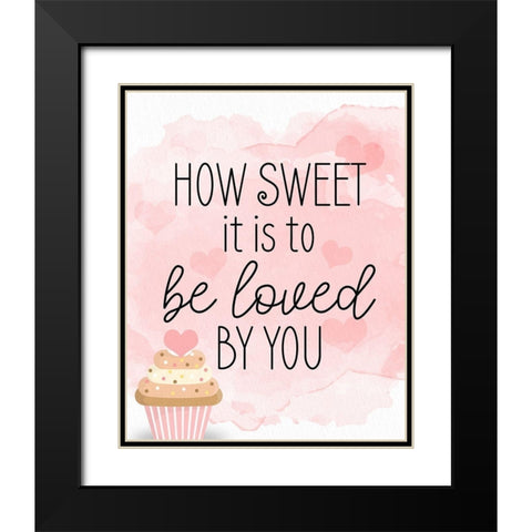 How Sweet Black Modern Wood Framed Art Print with Double Matting by Bailey, Ann