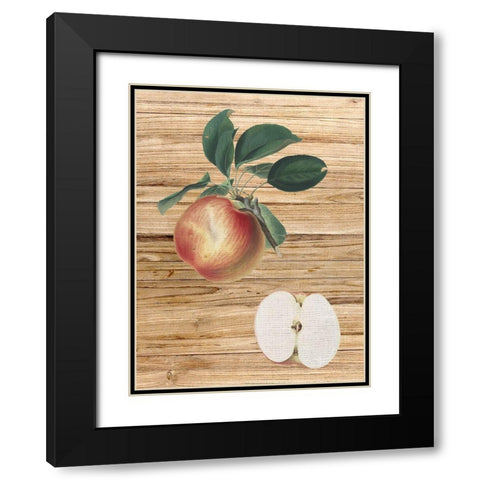 Pressed Fruit 1 Black Modern Wood Framed Art Print with Double Matting by Bailey, Ann