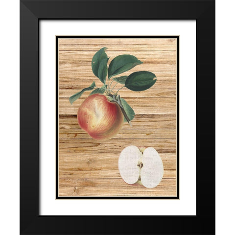 Pressed Fruit 1 Black Modern Wood Framed Art Print with Double Matting by Bailey, Ann