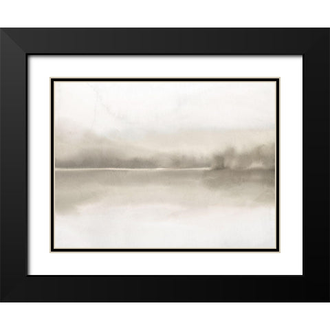 In the Distance Black Modern Wood Framed Art Print with Double Matting by Bailey, Ann