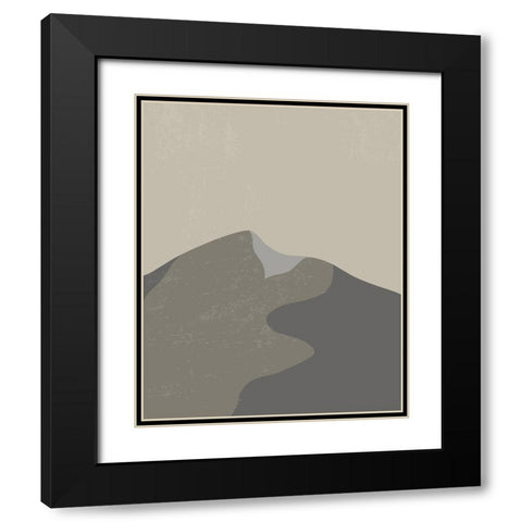 Moonrise 2 Black Modern Wood Framed Art Print with Double Matting by Bailey, Ann