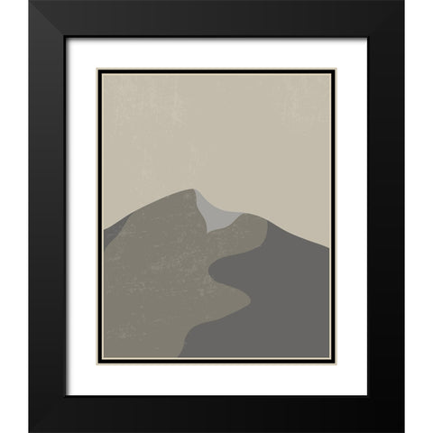 Moonrise 2 Black Modern Wood Framed Art Print with Double Matting by Bailey, Ann