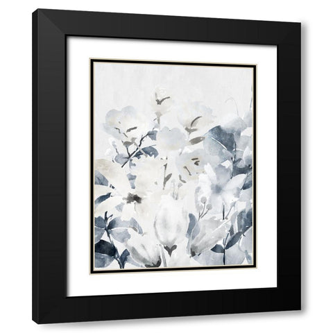 Wildflowers 1 Black Modern Wood Framed Art Print with Double Matting by Bailey, Ann