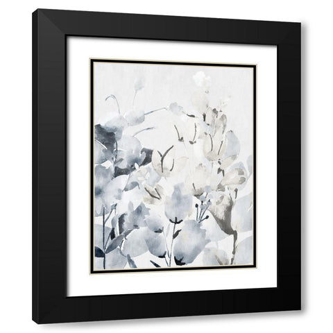 Wildflowers 2 Black Modern Wood Framed Art Print with Double Matting by Bailey, Ann
