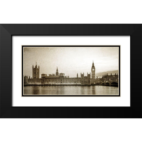 Big Ben Black Modern Wood Framed Art Print with Double Matting by Bailey, Ann