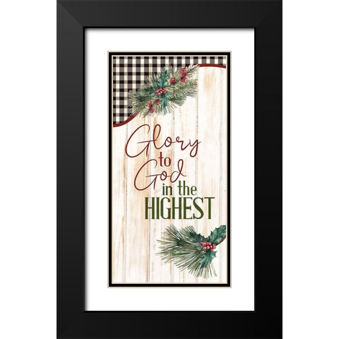 Glory Black Modern Wood Framed Art Print with Double Matting by Bailey, Ann
