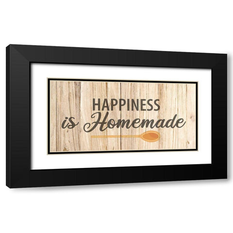 Happiness Black Modern Wood Framed Art Print with Double Matting by Bailey, Ann