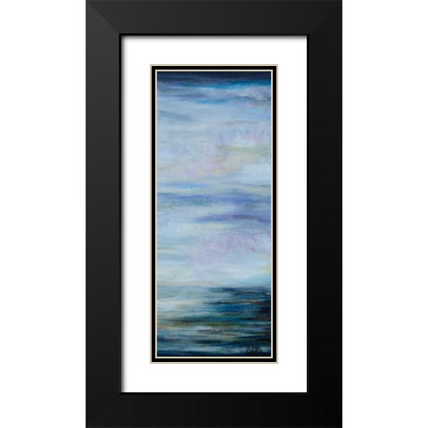 Narrow Waterscape 2 Black Modern Wood Framed Art Print with Double Matting by Bilotta, Barbara
