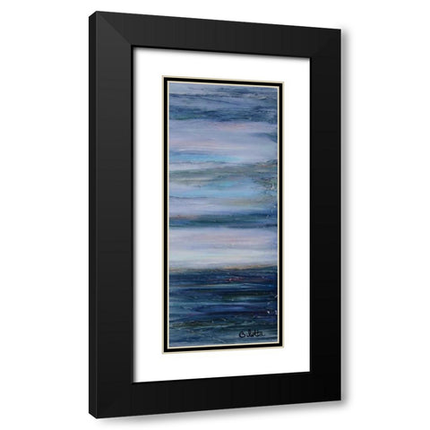 Looking Glass 3 Black Modern Wood Framed Art Print with Double Matting by Bilotta, Barbara