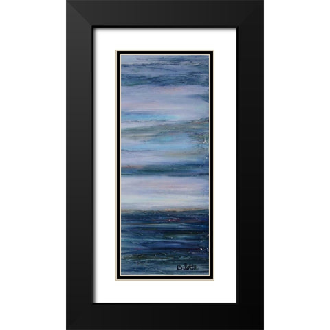 Looking Glass 3 Black Modern Wood Framed Art Print with Double Matting by Bilotta, Barbara