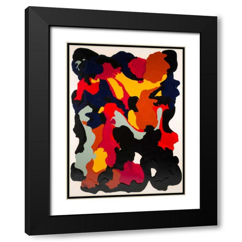 Hidden Figuires Black Modern Wood Framed Art Print with Double Matting by Bilotta, Barbara