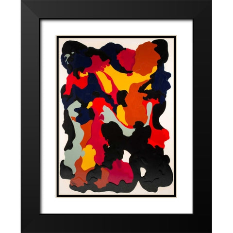 Hidden Figuires Black Modern Wood Framed Art Print with Double Matting by Bilotta, Barbara