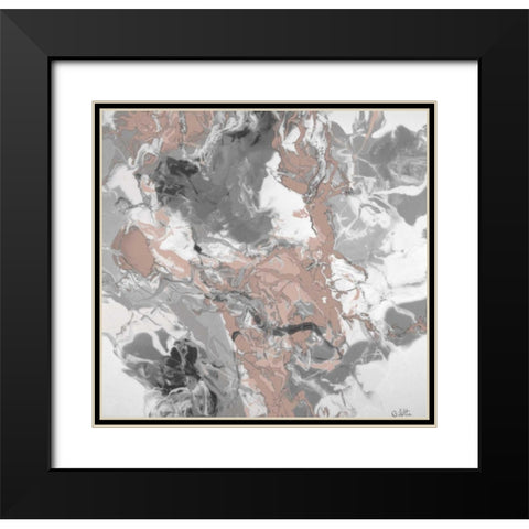 Hushed Concord Black Modern Wood Framed Art Print with Double Matting by Bilotta, Barbara