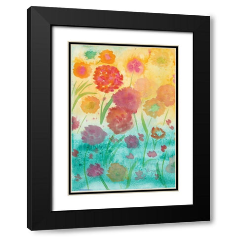 Spring Meadow II Black Modern Wood Framed Art Print with Double Matting by Dyer, Beverly