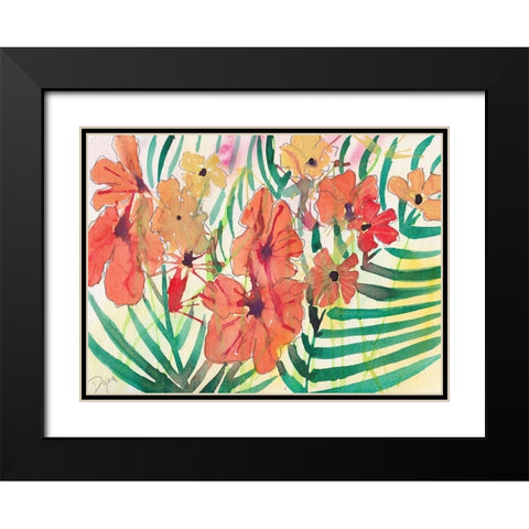 Paradise Black Modern Wood Framed Art Print with Double Matting by Dyer, Beverly
