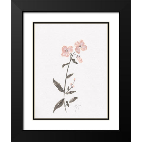 Wildflower Organics II Black Modern Wood Framed Art Print with Double Matting by Kimberly, Allen