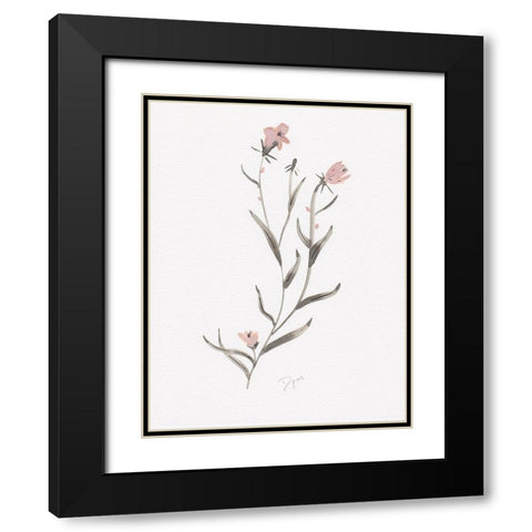 Wildflower Organics IV Black Modern Wood Framed Art Print with Double Matting by Kimberly, Allen