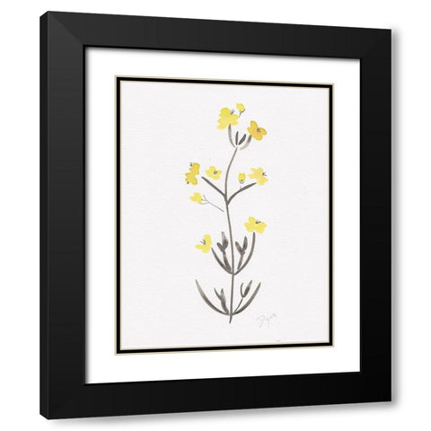Wildflower Organics VI Black Modern Wood Framed Art Print with Double Matting by Kimberly, Allen