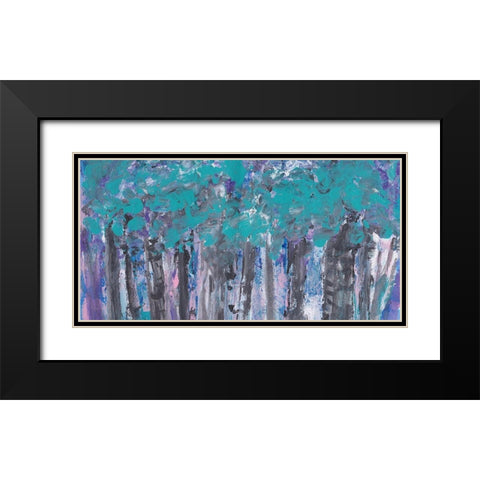 Passing Time Black Modern Wood Framed Art Print with Double Matting by Dyer, Beverly