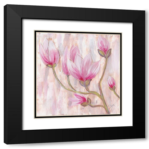 ulip Tree 1 Black Modern Wood Framed Art Print with Double Matting by Dyer, Beverly