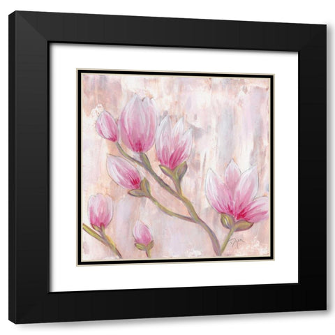 Tulip Tree 2 Black Modern Wood Framed Art Print with Double Matting by Dyer, Beverly