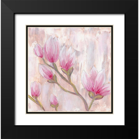 Tulip Tree 2 Black Modern Wood Framed Art Print with Double Matting by Dyer, Beverly