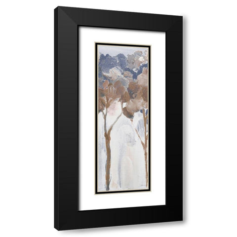 Woodland Forest 1 Black Modern Wood Framed Art Print with Double Matting by Boho Hue Studio