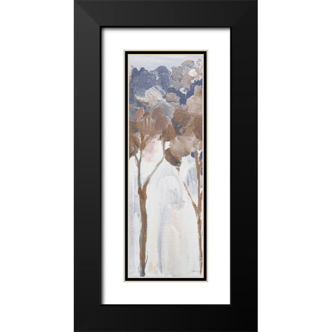 Woodland Forest 1 Black Modern Wood Framed Art Print with Double Matting by Boho Hue Studio
