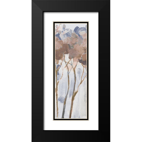 Woodland Forest 1 Black Modern Wood Framed Art Print with Double Matting by Boho Hue Studio