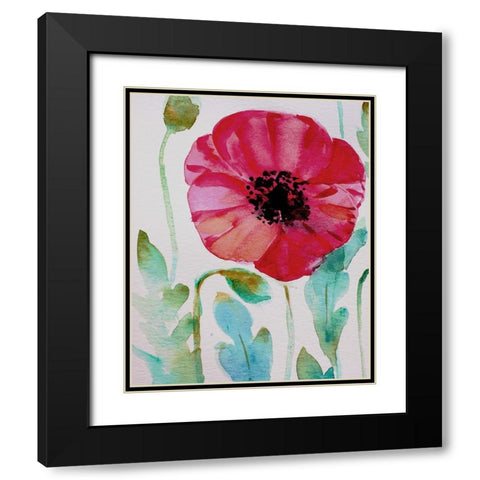 Pixie Pop 4 Black Modern Wood Framed Art Print with Double Matting by Boho Hue Studio