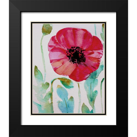 Pixie Pop 4 Black Modern Wood Framed Art Print with Double Matting by Boho Hue Studio