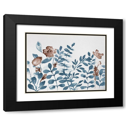 Spring Shrub Life 1 Black Modern Wood Framed Art Print with Double Matting by Boho Hue Studio