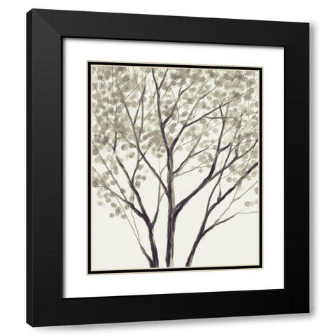 Wildwood Black Modern Wood Framed Art Print with Double Matting by Boho Hue Studio