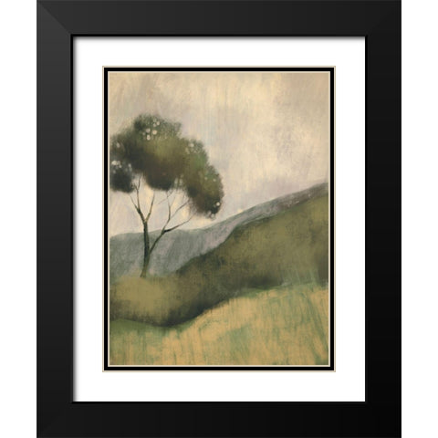 Downhill Foliage 1 Black Modern Wood Framed Art Print with Double Matting by Boho Hue Studio
