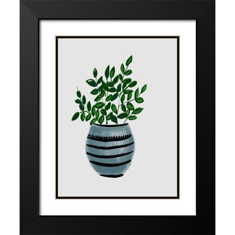 Home Foliage 4 Black Modern Wood Framed Art Print with Double Matting by Boho Hue Studio