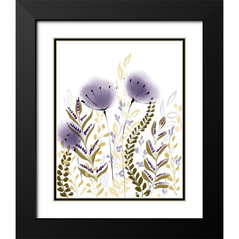 Fields Black Modern Wood Framed Art Print with Double Matting by Boho Hue Studio