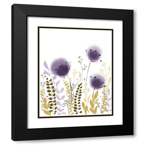 Field II Black Modern Wood Framed Art Print with Double Matting by Boho Hue Studio