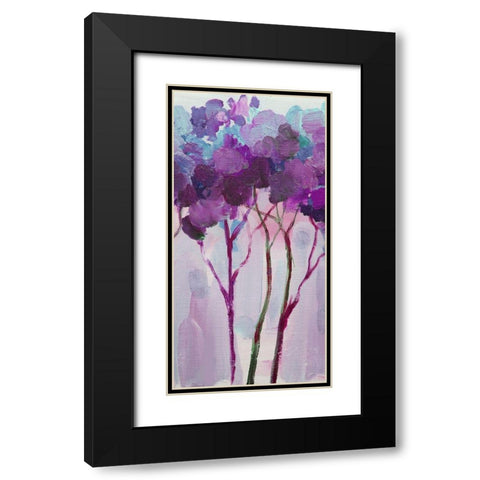Tree 5 Black Modern Wood Framed Art Print with Double Matting by Boho Hue Studio