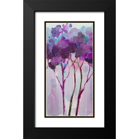 Tree 5 Black Modern Wood Framed Art Print with Double Matting by Boho Hue Studio