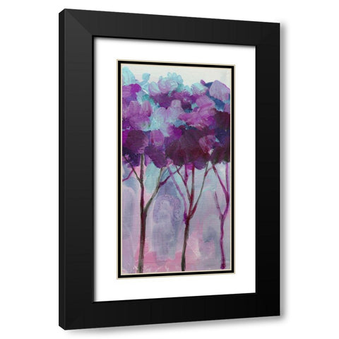 Tree 6 Black Modern Wood Framed Art Print with Double Matting by Boho Hue Studio