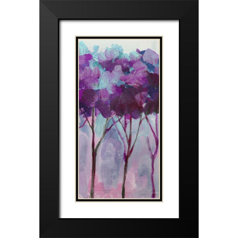 Tree 6 Black Modern Wood Framed Art Print with Double Matting by Boho Hue Studio