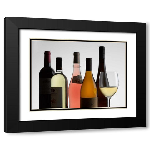 Bottle Neck 2 Black Modern Wood Framed Art Print with Double Matting by Seidman, Barry