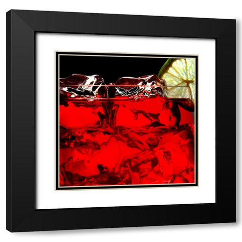 Dubonne Red Black Modern Wood Framed Art Print with Double Matting by Seidman, Barry