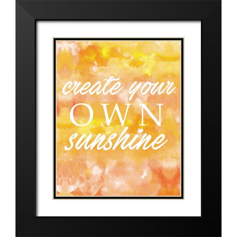 Create Your Own Black Modern Wood Framed Art Print with Double Matting by Alvarez, Cynthia