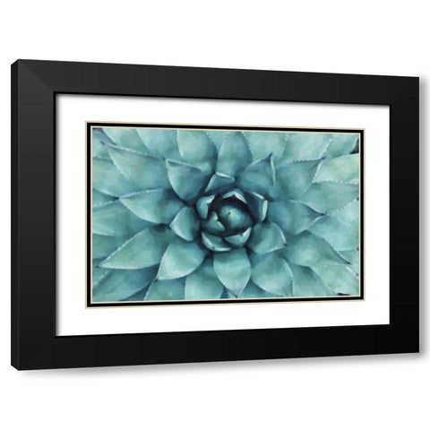 Painterly 1 Black Modern Wood Framed Art Print with Double Matting by Alvarez, Cynthia