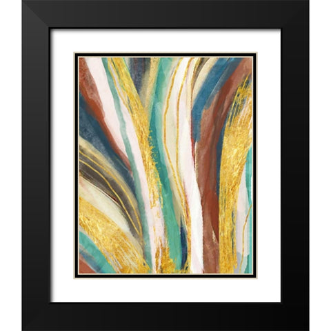 Contemp A Black Modern Wood Framed Art Print with Double Matting by Alvarez, Cynthia