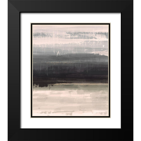 Neutral Radiantness A Black Modern Wood Framed Art Print with Double Matting by Alvarez, Cynthia
