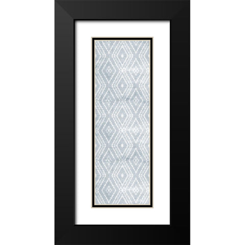 Diamond Pattern Black Modern Wood Framed Art Print with Double Matting by Brown, Denise