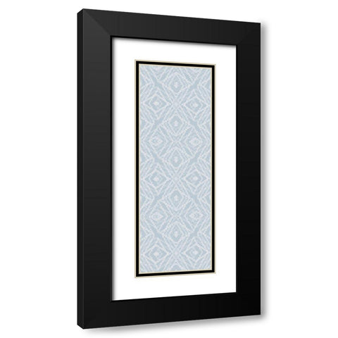 Neutral Diamonds Black Modern Wood Framed Art Print with Double Matting by Brown, Denise